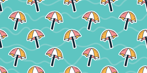 background. drawing. seamless pattern. the pattern. seamless. beach. rest. Morata. the sun. joy. Tan. swimsuit. a bikini. vector. beautiful background.