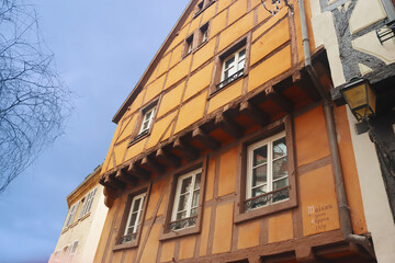 Buildings in the old town of Colmar, France