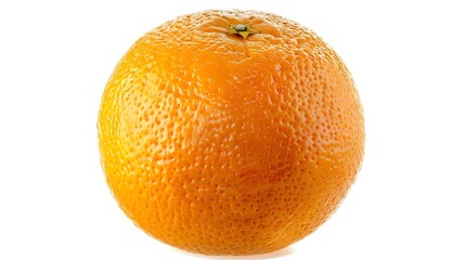 Super Realistic Orange on a White Background