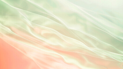 Soft Serenity: A Calming Blend of Mint and Peach