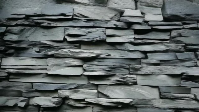 Element of black slate stone texture background