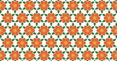 seamless pattern with flowers