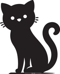 A cute cat vector art illustration