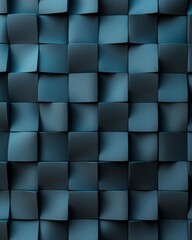 a blue square pattern with a black background