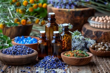 Natural Homeopathic Remedies - Herbal Supplements, Essential Oils, and Organic Ingredients
