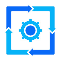 Ongoing Operation duotone icon vector for mobile app, website, logo and presentation design.