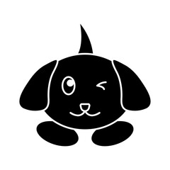 Cute Dog Glyph