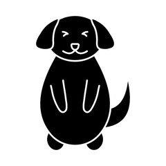Cute Dog Glyph
