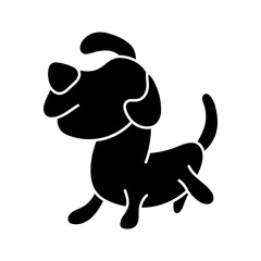 Cute Dog Glyph