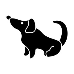 Cute Dog Glyph