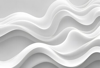 Round inset white organic curvy smooth terrain height line shapes geometrical background wallpaper banner pattern.