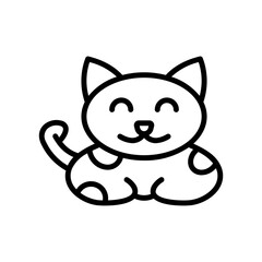 Cute Cat Lineart