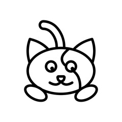 Cute Cat Lineart