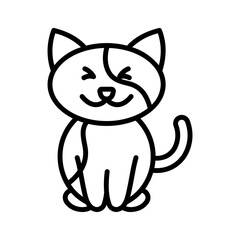 Cute Cat Lineart