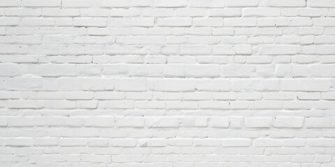 An isolated white brick wall background