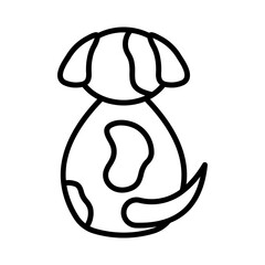 Cute Dog Lineart