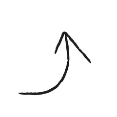 black arrow icon transparent png or isolated on  white background. flat style. arrow icon for your web site design, logo, app, UI design.