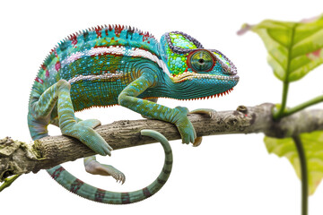 Obraz premium chameleon on transparent background