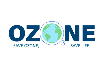 World Ozone Layer Protection Day is September 16. For the design of a poster, flyer, brochure.