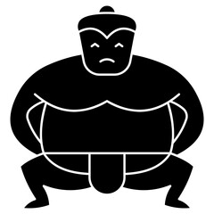 Sumo Wrestler Glyph