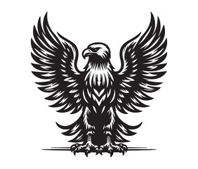 Eagle Silhouette Vector logotype