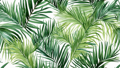 watercolour palm leaf wallpaper