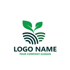 landscape logo vector template