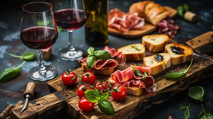 Sandwich view with plain background