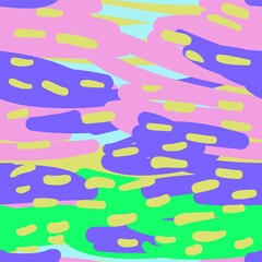 Retro vintage 80s or 90s fashion style abstract seamless pattern background. Good for textile fabric design, wrapping paper and website wallpapers. Vector illustration.