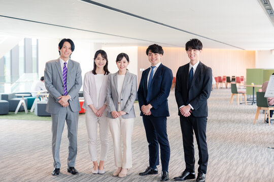 ビジネスパーソン集合写真