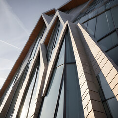 Obraz premium Focus on the lines and angles in architectural designs.