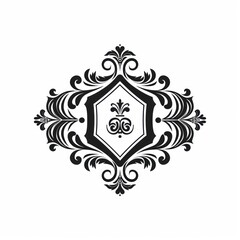 Vintage typographic decorative ornament design elements set vector illustration. Labels and badges, retro ribbons, luxury fancy logo symbols, elegant calligraphic swirls, flourishes ornate vignettes.