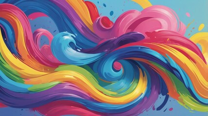 Fototapeta premium abstract colorful rainbow background