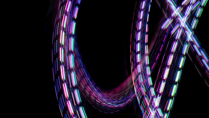 Digital Wallpaper Gaming Streaming Background Futuristic Abstract Neon Overlay Effect