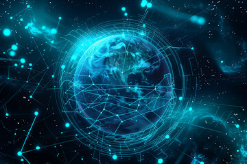 Obraz premium Global Network Connections