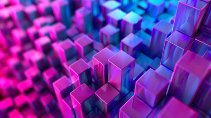 Abstract background of cubes