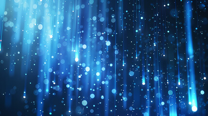 Abstract blue glowing background