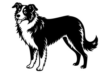 Naklejka premium illustration of a dog