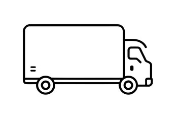 Eco-Friendly Delivery Truck Icon for Sustainable Brands