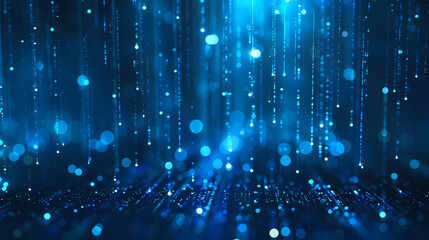 Abstract blue glowing background