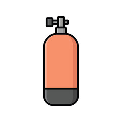 air tank icon vector design template simple and clean