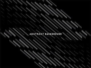 Abstract futuristic dark black background with modern design. Realistic 3d wallpaper with luxurious flowing lines. Elegant background for posters, websites, brochures, cards, banners, apps, etc.