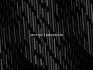 Abstract futuristic dark black background with modern design. Realistic 3d wallpaper with luxurious flowing lines. Elegant background for posters, websites, brochures, cards, banners, apps, etc.