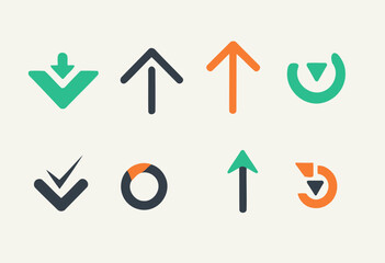 Curved Arrow Icons for Your UI/UX Design