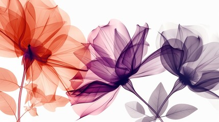 A bouquet of flowers with a white background