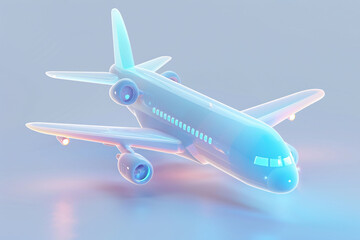 Leisure travel holiday summer concept, May Day golden week airplane travel plan concept illustration