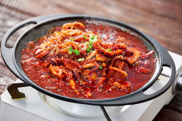 Korean Healthy Food. Korea Cuisine. Fresh Ingredients.