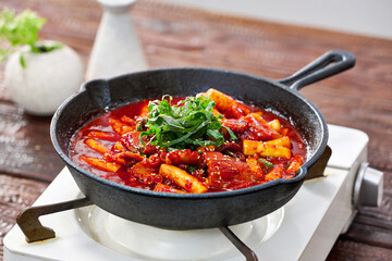 Korean Healthy Food. Korea Cuisine. Fresh Ingredients.