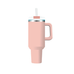 Vector of cups or tumbler, coffee, glass for drink