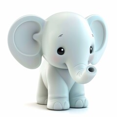 A_3D_toy_cute_elefante_isolated_on_white_background